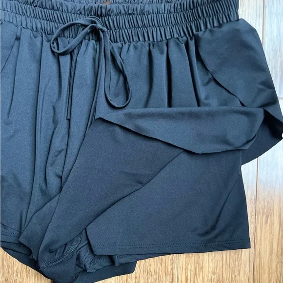 AS Revival Rhythm Flowy Shorts size Large Black Alter’d State - Picture 2 of 4